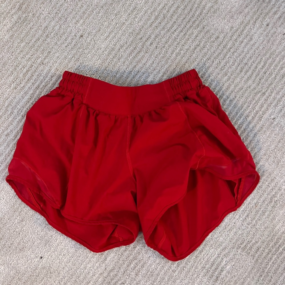 Red Lulu shorts